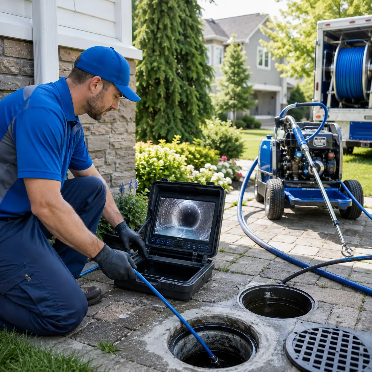 Outdoor drain cleaning professionals serving Rayland, OH