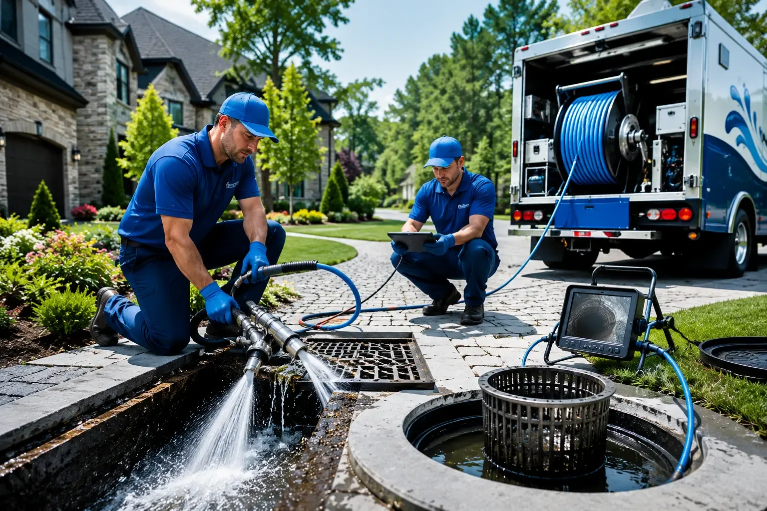 Local outdoor drain cleaning professionals in Rayland, OH